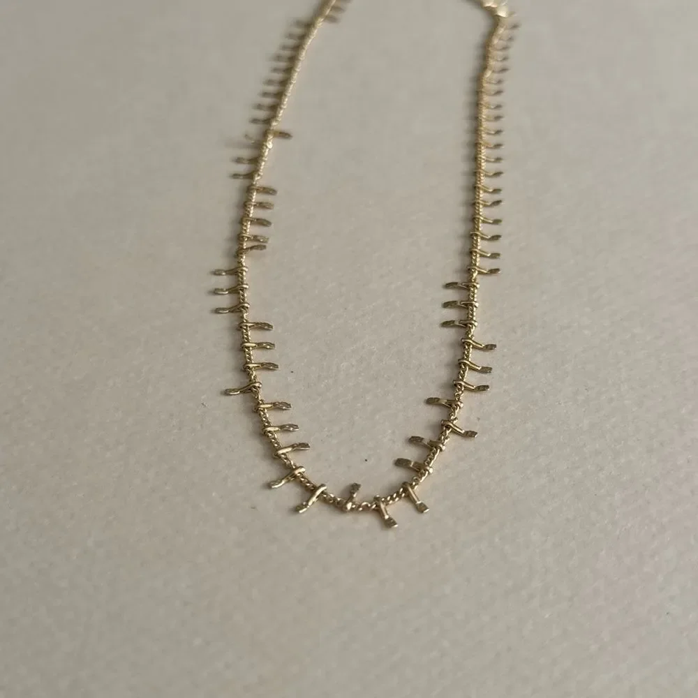 Elegant Gold Necklace #1691 - Picture 3 of 3